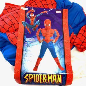 Spiderman Deluxe Muscle Chest Costume NOS  2003 NWT